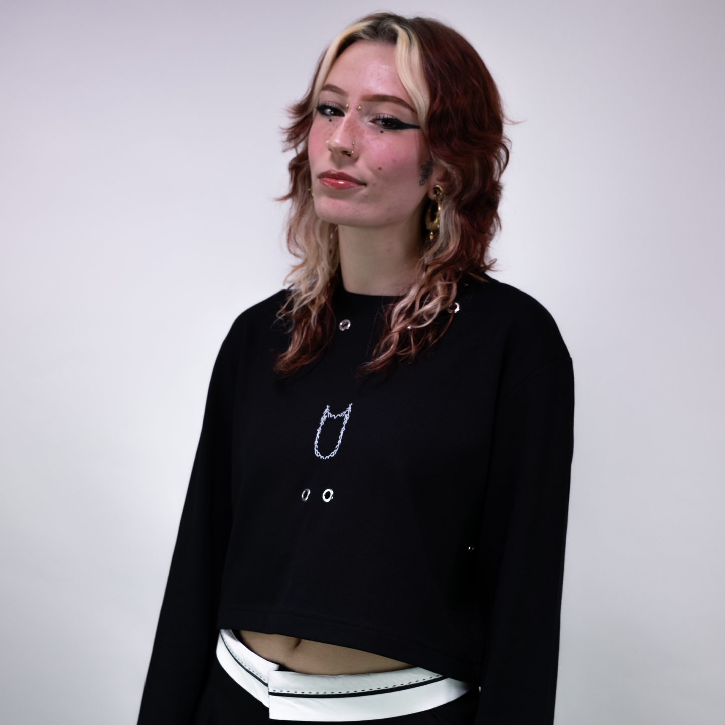 Crop top long sleeve